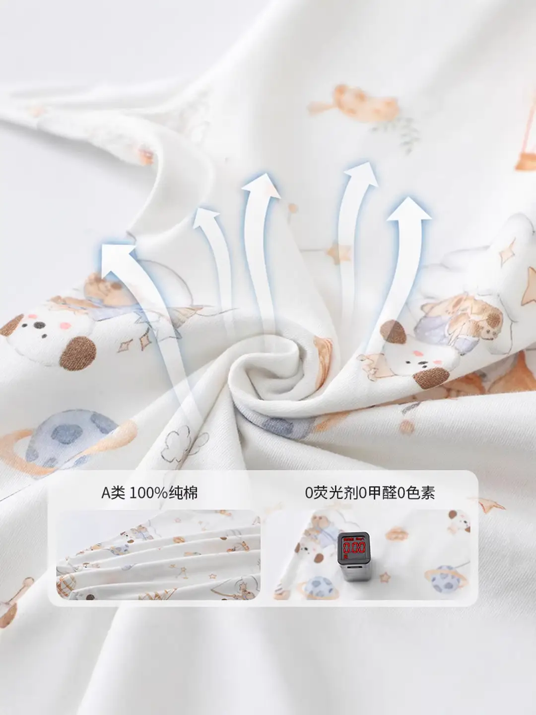 New Children's Summer Pure Cotton Three-Quarter Sleeve Set, Thin Style for Boys and Girls, Class a Seamless Loungewear, Baby Pajamas