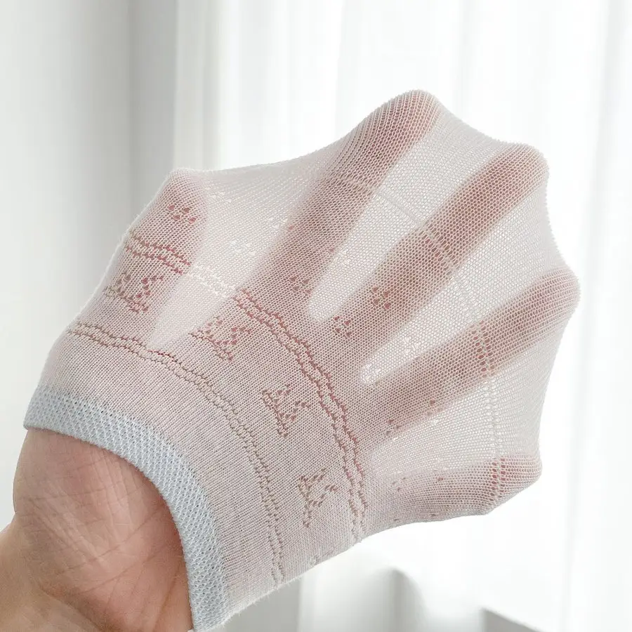 Color-Blocked Socks for Women, Boat Socks, Thin Silicone Non-Slip Invisible Socks for Spring and Summer, Summer Cotton Socks — feature 10