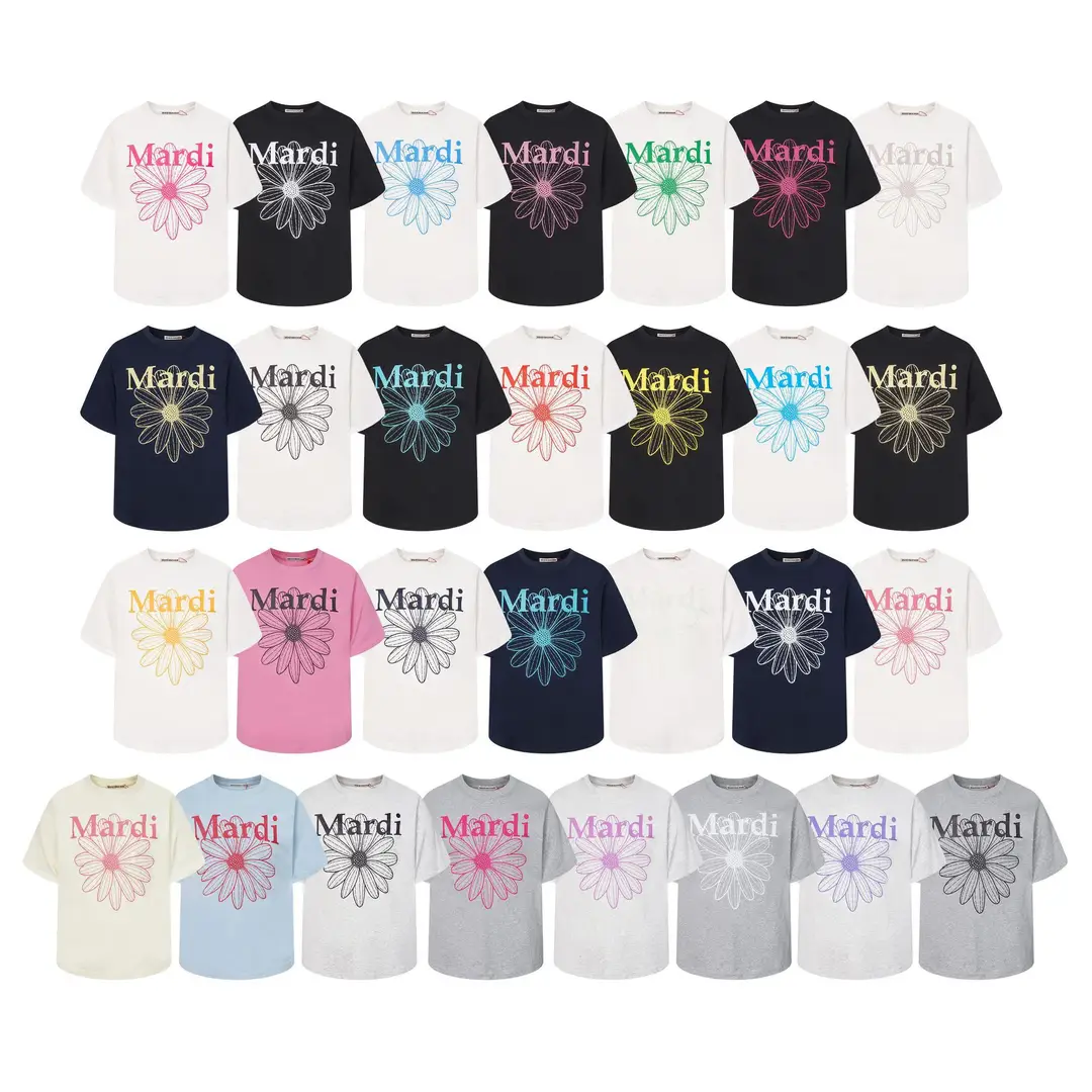 Korean Version In-Stock Mardi Short-Sleeve T-Shirt with Daisy and Dachshund Print, Same Style as Kim Go-Eun, Loose Fit Versatile Top for Women — feature 29