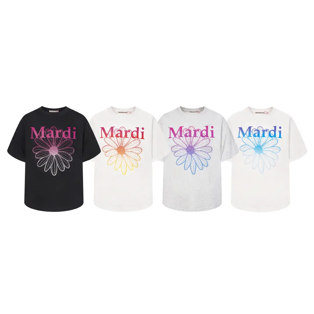 Korean Version In-Stock Mardi Short-Sleeve T-Shirt with Daisy and Dachshund Print, Same Style as Kim Go-Eun, Loose Fit Versatile Top for Women — feature 36