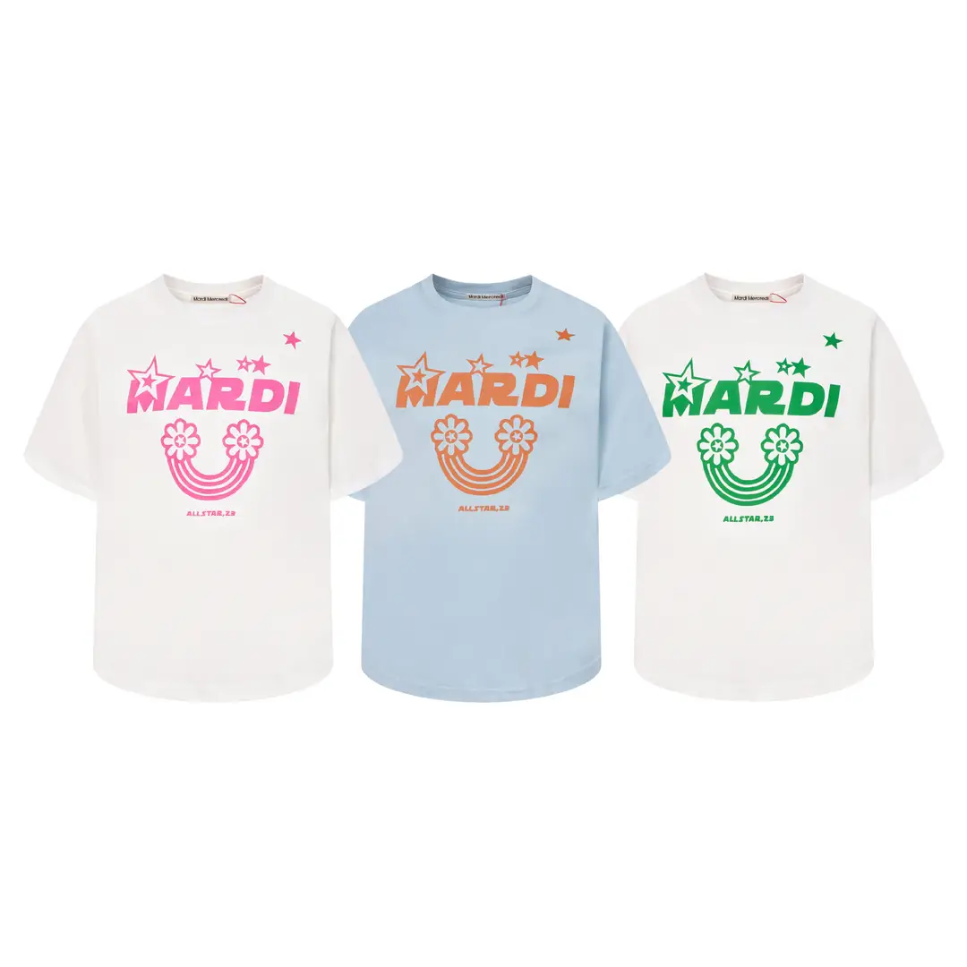 Korean Version In-Stock Mardi Short-Sleeve T-Shirt with Daisy and Dachshund Print, Same Style as Kim Go-Eun, Loose Fit Versatile Top for Women — feature 40