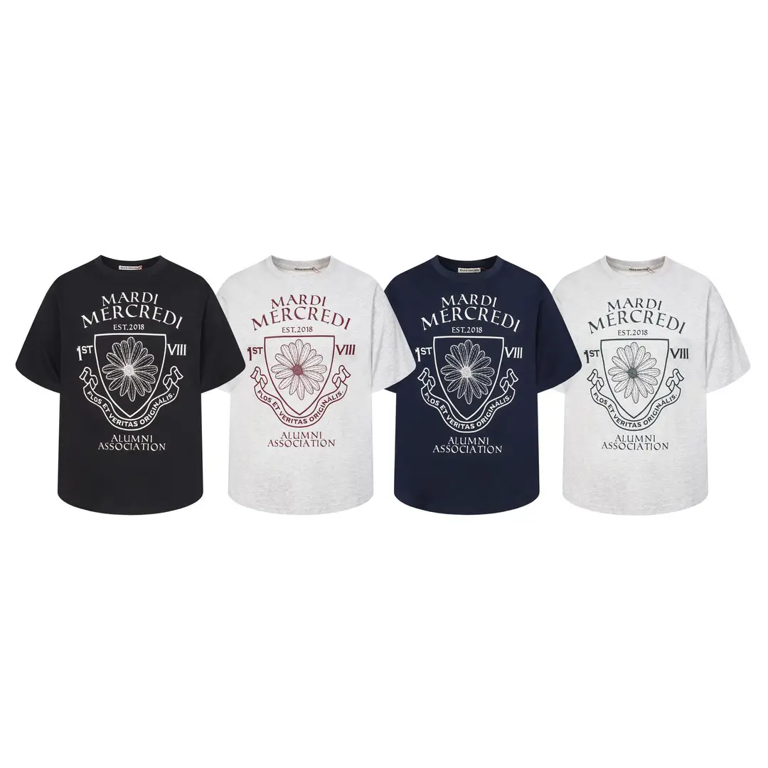 Korean Version In-Stock Mardi Short-Sleeve T-Shirt with Daisy and Dachshund Print, Same Style as Kim Go-Eun, Loose Fit Versatile Top for Women — feature 43