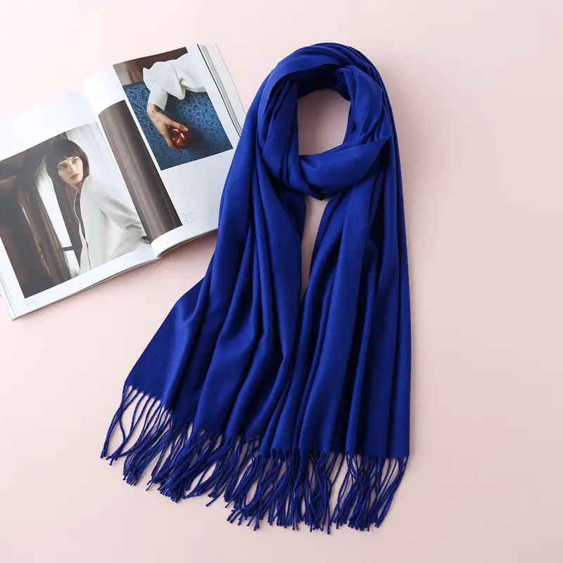 Imitation Cashmere Scarf for Women, Autumn and Winter Warm Outerwear, Japanese and Korean Sweet Style Gift, Fashionable Export Autumn and Winter Hot-Selling Item, Wholesale from Manufacturer