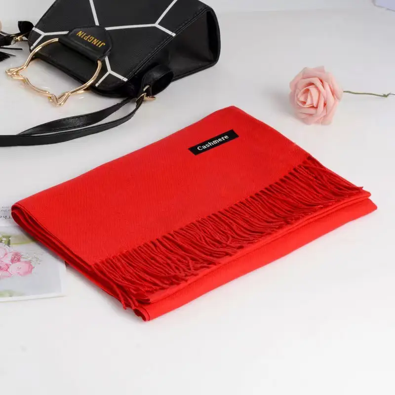 Imitation Cashmere Scarf for Women, Autumn and Winter Warm Outerwear, Japanese and Korean Sweet Style Gift, Fashionable Export Autumn and Winter Hot-Selling Item, Wholesale from Manufacturer