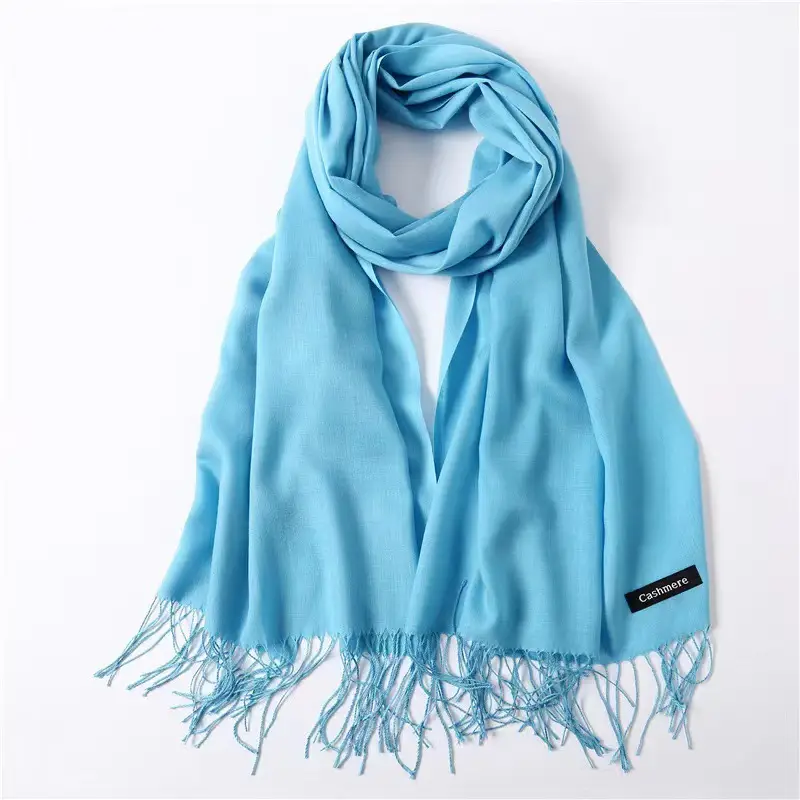 Imitation Cashmere Scarf for Women, Autumn and Winter Warm Outerwear, Japanese and Korean Sweet Style Gift, Fashionable Export Autumn and Winter Hot-Selling Item, Wholesale from Manufacturer