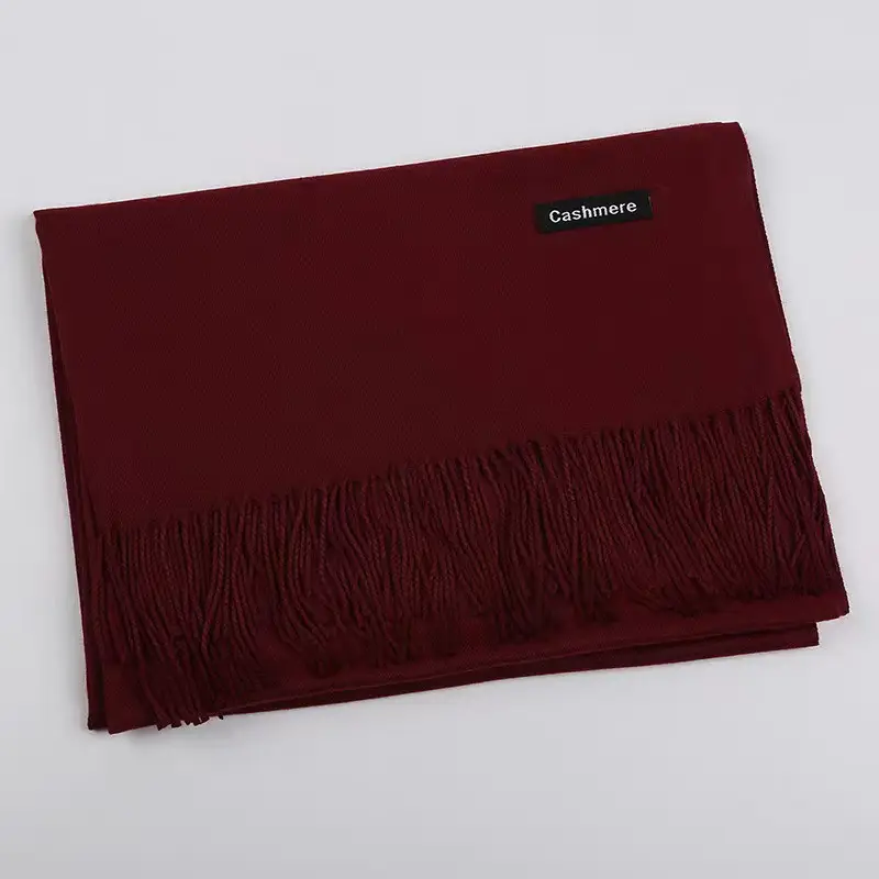 Imitation Cashmere Scarf for Women, Autumn and Winter Warm Outerwear, Japanese and Korean Sweet Style Gift, Fashionable Export Autumn and Winter Hot-Selling Item, Wholesale from Manufacturer