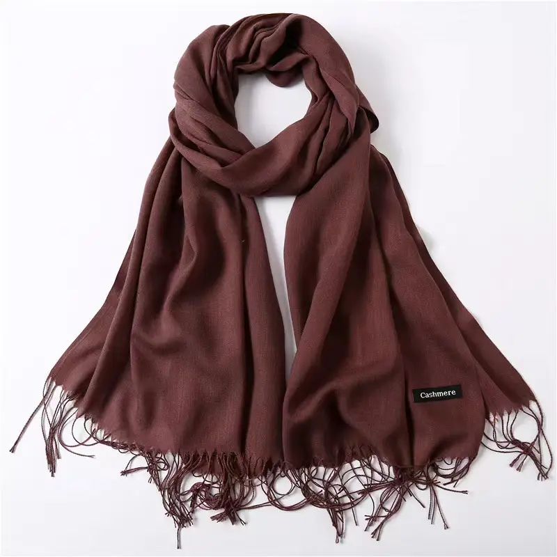 Imitation Cashmere Scarf for Women, Autumn and Winter Warm Outerwear, Japanese and Korean Sweet Style Gift, Fashionable Export Autumn and Winter Hot-Selling Item, Wholesale from Manufacturer