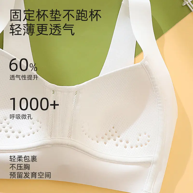 Middle School Girls' Puberty Underwear, Teenage Girls' Sports Bras, Children's Developmental Bras for High School Students