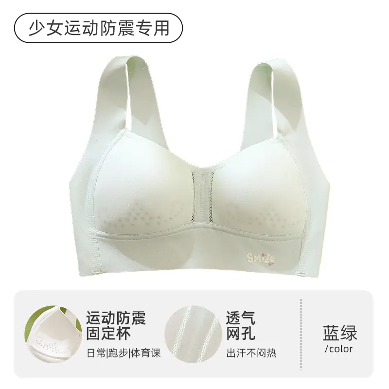Middle School Girls' Puberty Underwear, Teenage Girls' Sports Bras, Children's Developmental Bras for High School Students