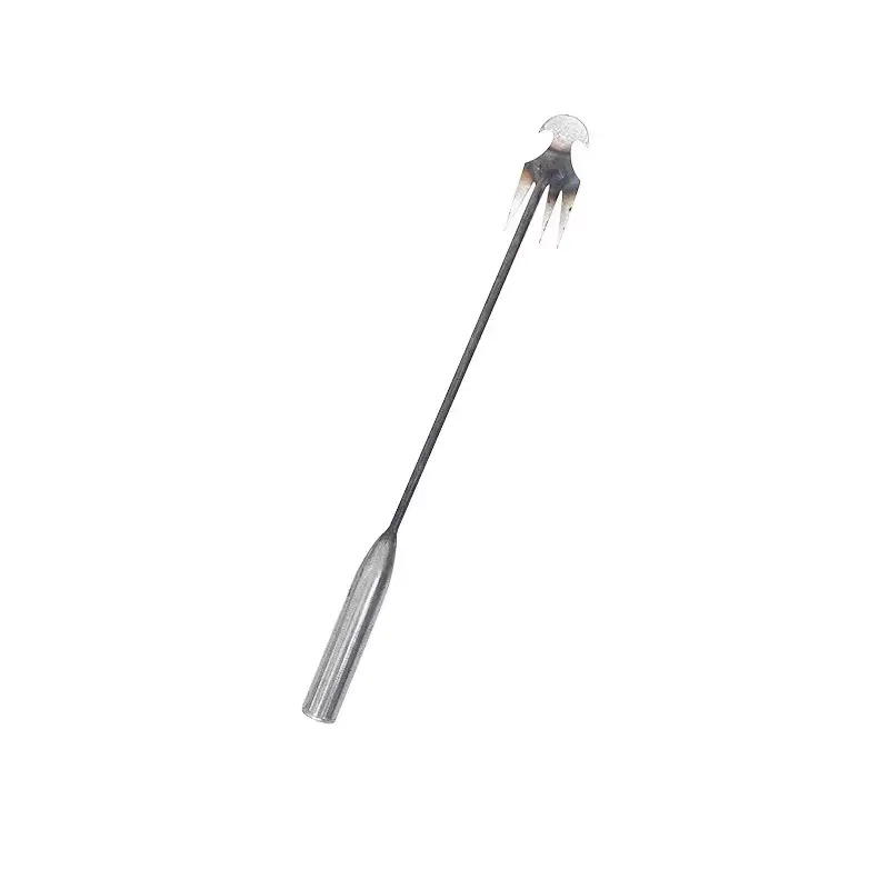 High-Carbon Steel Weeding Tools, Hoe, Rake, Soil Loosening Shovel, Agricultural Weeding Tool, Small Rake for Digging Wild Vegetables