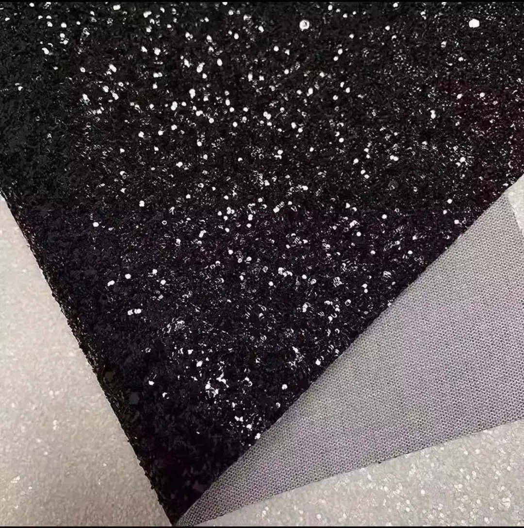 Rainbow Iron-On Glitter Paper for Bead Art, Gradient Chunky Glitter Powder, Baking Sequins, DIY Bead Art Tools