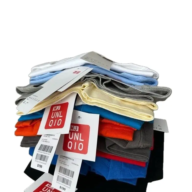 Mj Uniqiou Short-Sleeve T-Shirt, U Family Candy-Colored Round Neck, Unisex, 11 Colors, with Label, Shipped