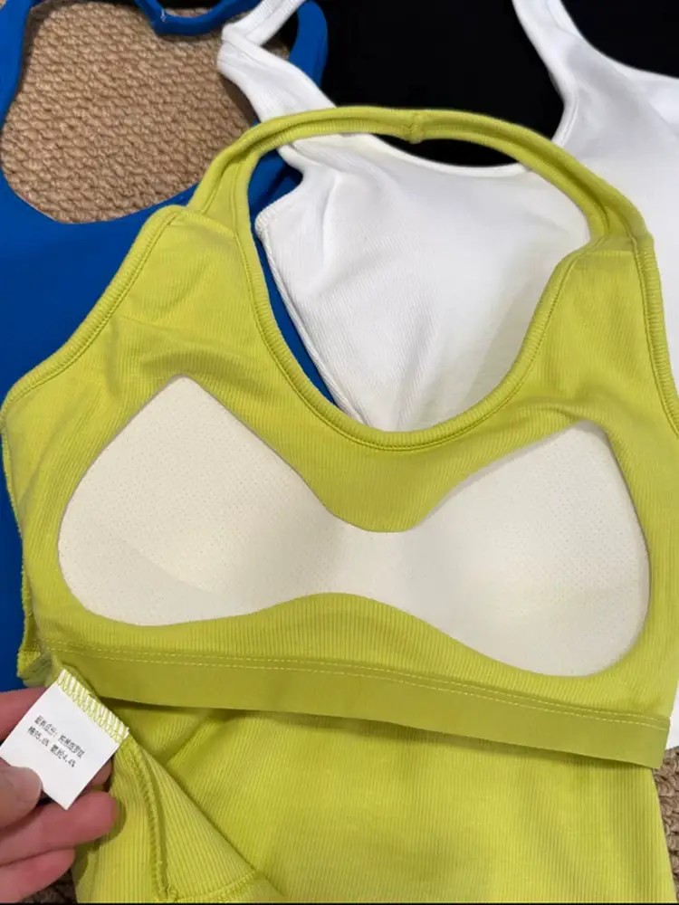 Trendy Halter Neck Cotton Tank Top for Women with Chest Pads, Dopamine Versatile Outerwear Base Shirt for Women — feature 4