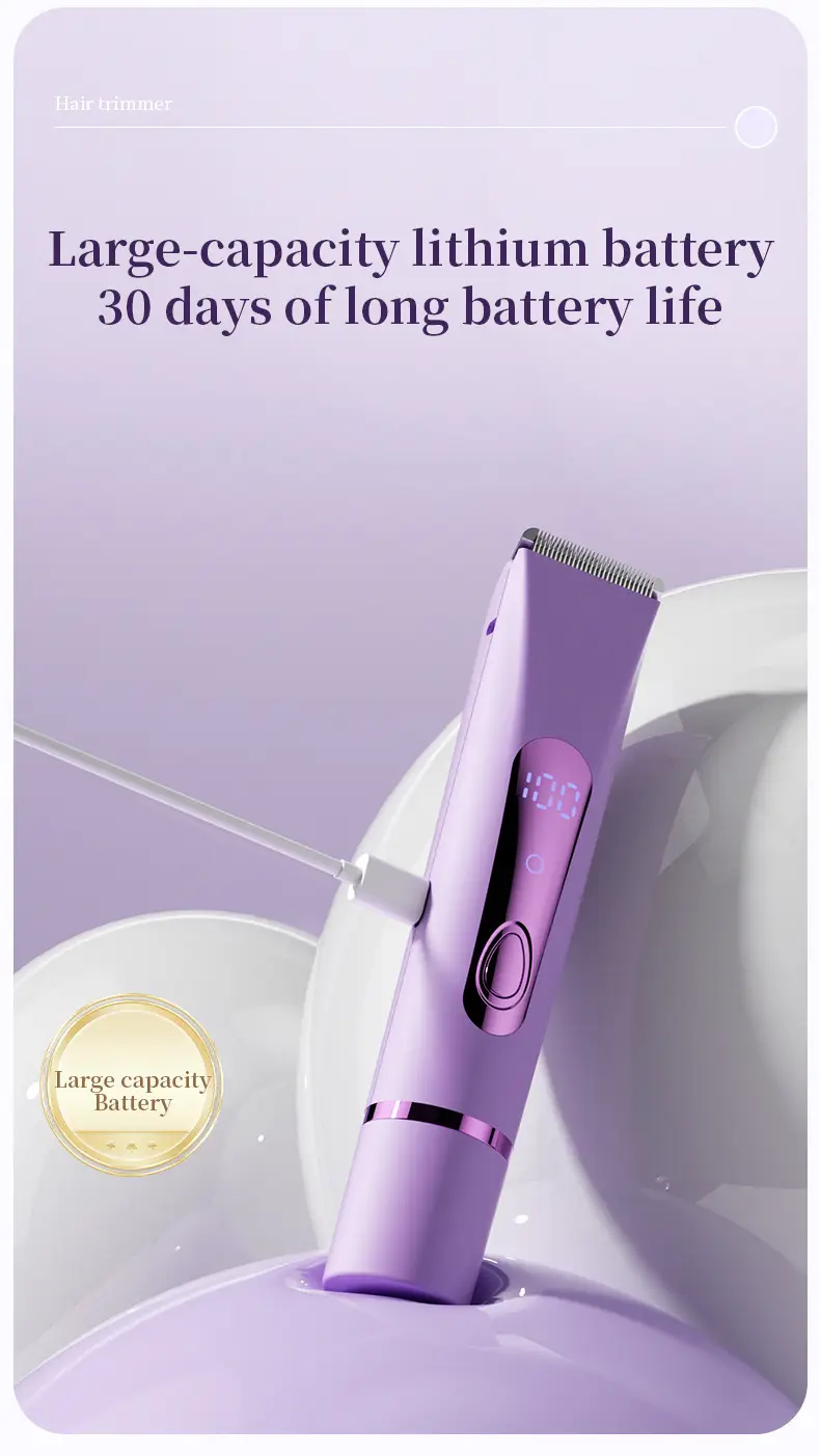 Cross-Border Dual-Head Shaver, Rechargeable 2-in-1 Electric Hair Removal Device, Portable Private Area Hair Trimmer and Hair Removal Tool — feature 17