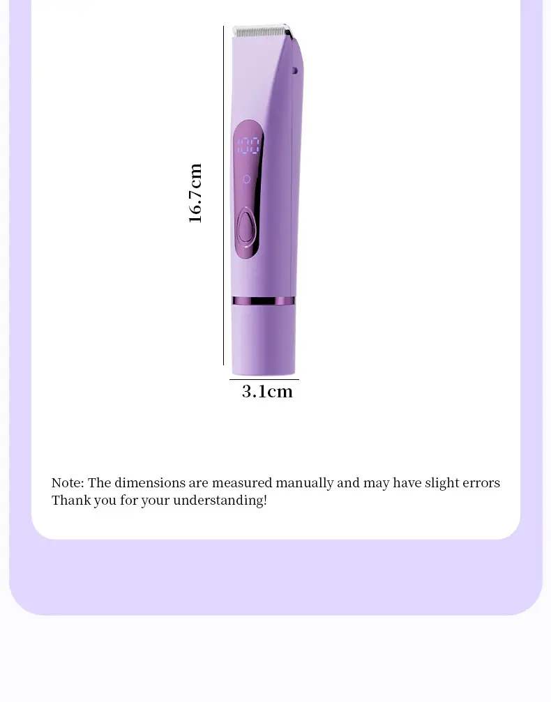 Cross-Border Dual-Head Shaver, Rechargeable 2-in-1 Electric Hair Removal Device, Portable Private Area Hair Trimmer and Hair Removal Tool — feature 19