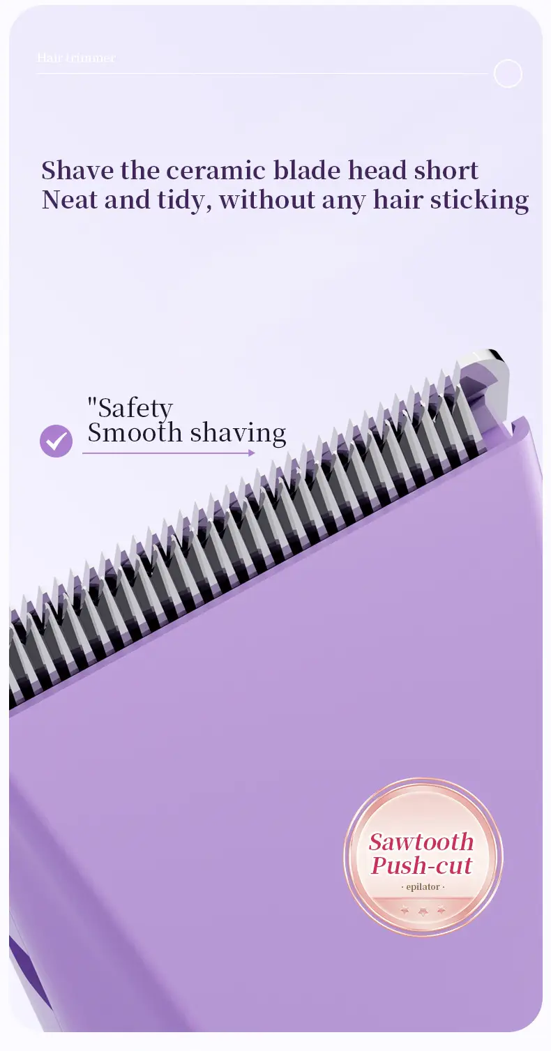 Cross-Border Dual-Head Shaver, Rechargeable 2-in-1 Electric Hair Removal Device, Portable Private Area Hair Trimmer and Hair Removal Tool — feature 5