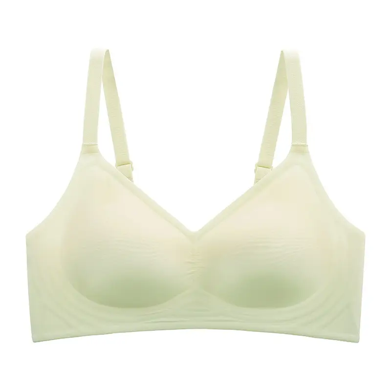 Seamless Jelly-Like Nude-Feel Bra for Women, Adjustable Soft Support, Side Breast Reduction, Anti-Sagging, Wireless Ultra-Soft Thin Bra