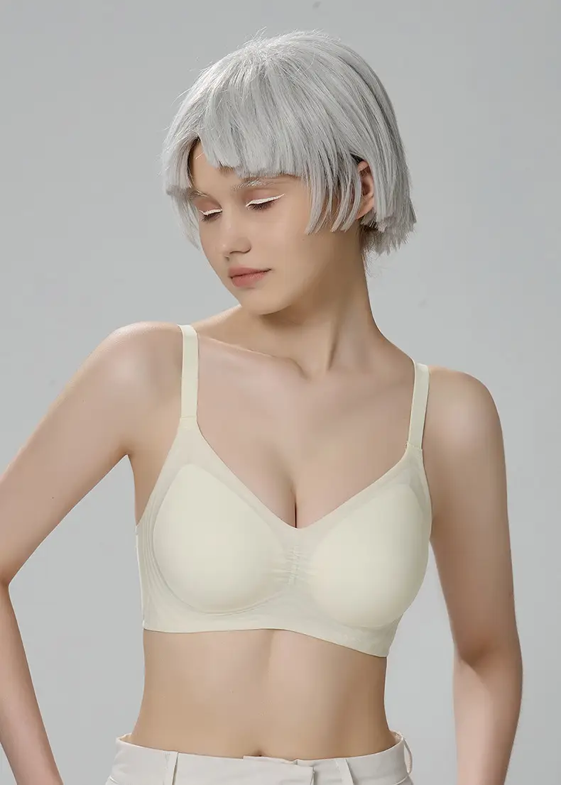 Seamless Jelly-Like Nude-Feel Bra for Women, Adjustable Soft Support, Side Breast Reduction, Anti-Sagging, Wireless Ultra-Soft Thin Bra — feature 15