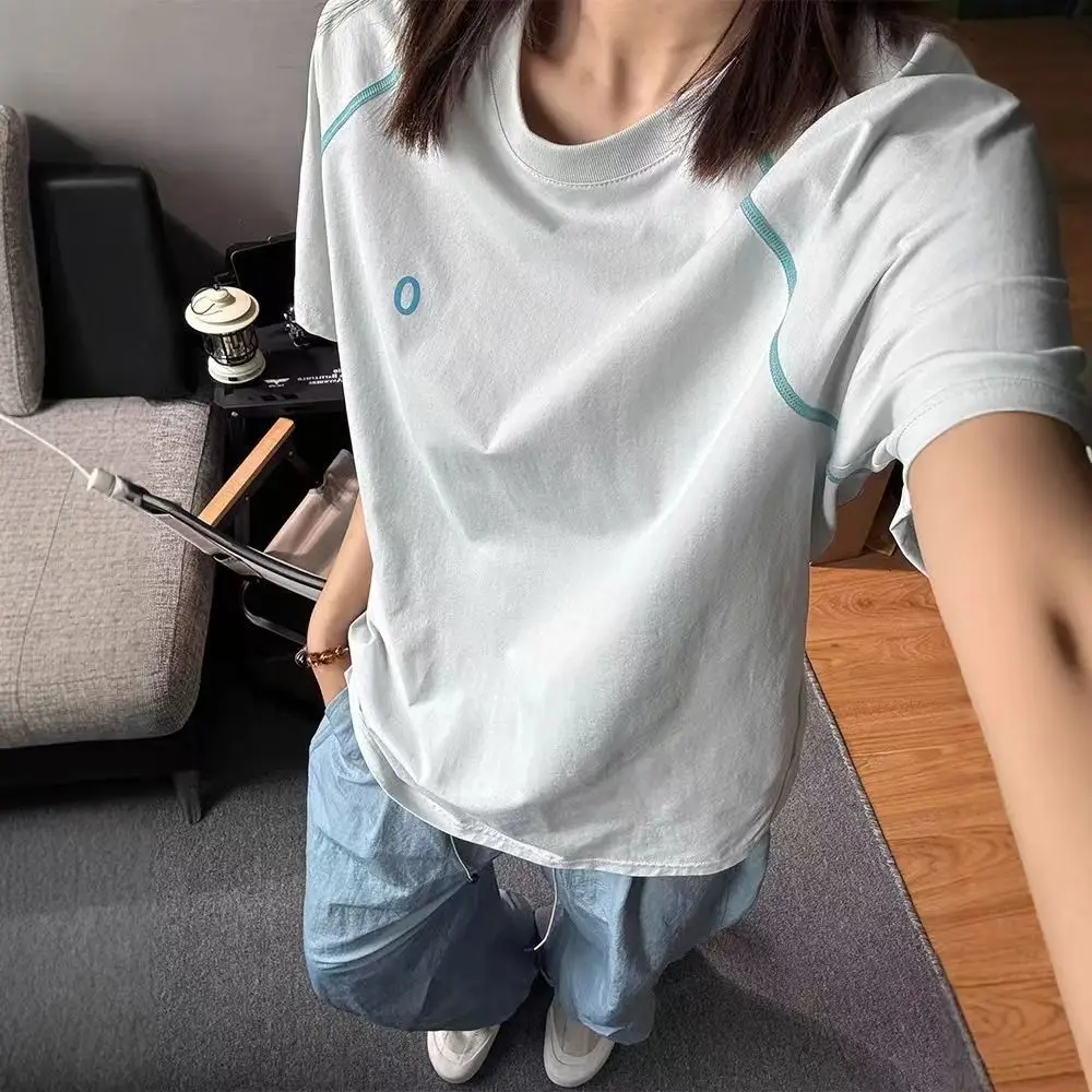 Quick-Drying Ice Silk Short-Sleeved T-Shirt for Women, Summer Thin Style, Breathable Outdoor Sports Top for Running, Mountaineering, and Cycling — feature 3