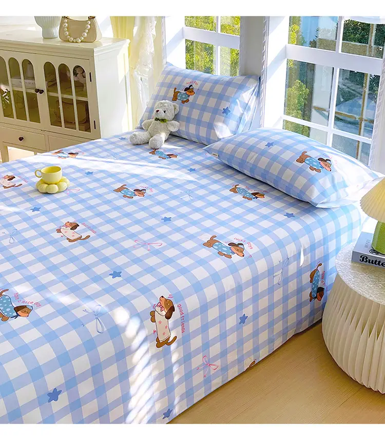 All-Cotton Coarse Cloth Fitted Sheet, Thickened Pure Cotton Single Bed Sheet, Pillowcase, Single Piece - Shrinkage May Occur - Recommended to Order a Larger Size — feature 10