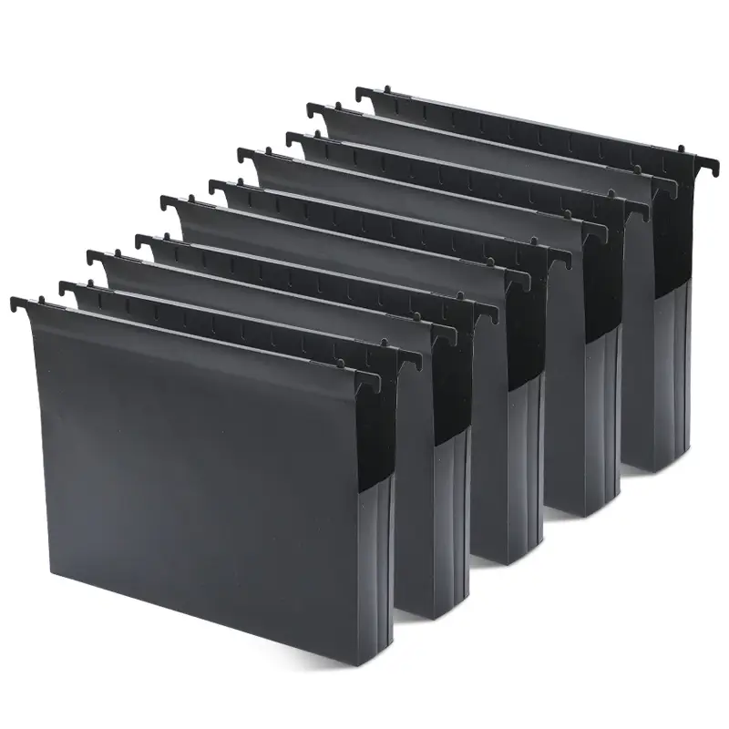 Double-Sided Reinforced Hanging File Folder with Side Expansion for Office Contracts and Documents, Pp Waterproof Document Bag - Image 2