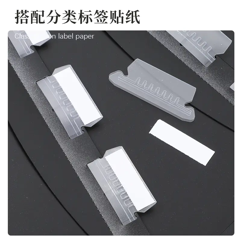 Double-Sided Reinforced Hanging File Folder with Side Expansion for Office Contracts and Documents, Pp Waterproof Document Bag - Image 4