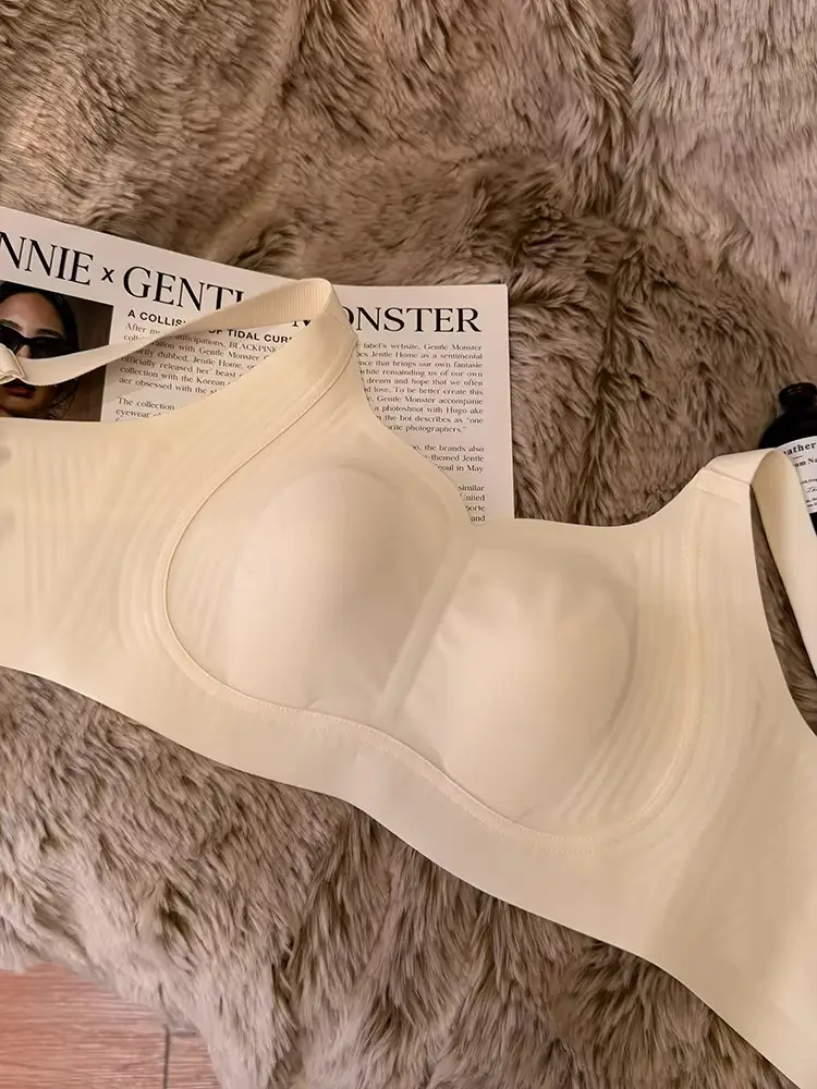 Ultra-Thin Seamless Invisible Foundation Liquid Rabbit Ear Cup Bra for Women with Large Busts, Minimizing Side Breasts, Anti-Sagging, Full Cup Bra — feature 15