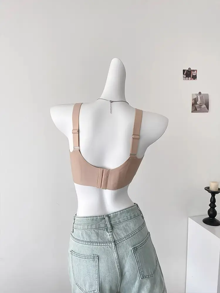 Ultra-Thin Seamless Invisible Foundation Liquid Rabbit Ear Cup Bra for Women with Large Busts, Minimizing Side Breasts, Anti-Sagging, Full Cup Bra — feature 19