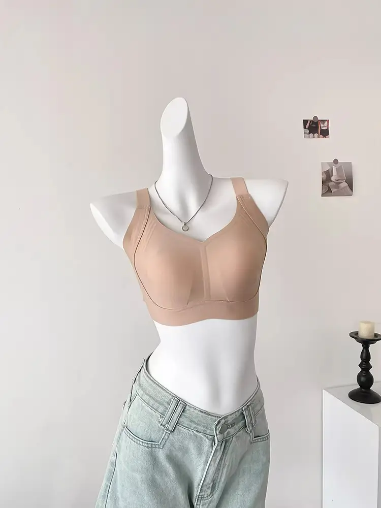 Ultra-Thin Seamless Invisible Foundation Liquid Rabbit Ear Cup Bra for Women with Large Busts, Minimizing Side Breasts, Anti-Sagging, Full Cup Bra — feature 21