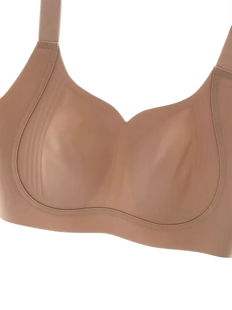 Ultra-Thin Seamless Invisible Foundation Liquid Rabbit Ear Cup Bra for Women with Large Busts, Minimizing Side Breasts, Anti-Sagging, Full Cup Bra — feature 3