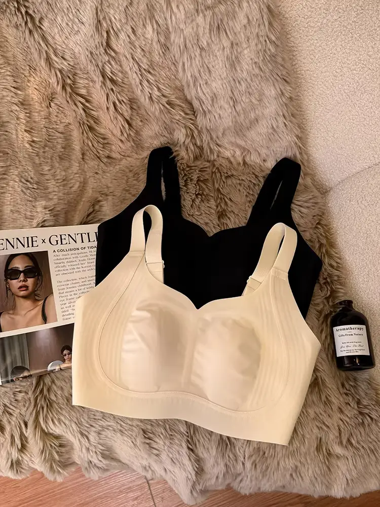 Ultra-Thin Seamless Invisible Foundation Liquid Rabbit Ear Cup Bra for Women with Large Busts, Minimizing Side Breasts, Anti-Sagging, Full Cup Bra — feature 9