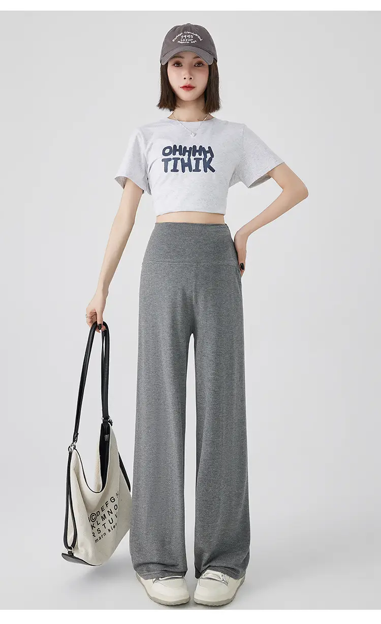 Thin Cool Maternity Pants 2026 Summer Ice Silk Modal Outerwear Non-Belly-Support Wide-Leg Pants Long Pants — feature 29