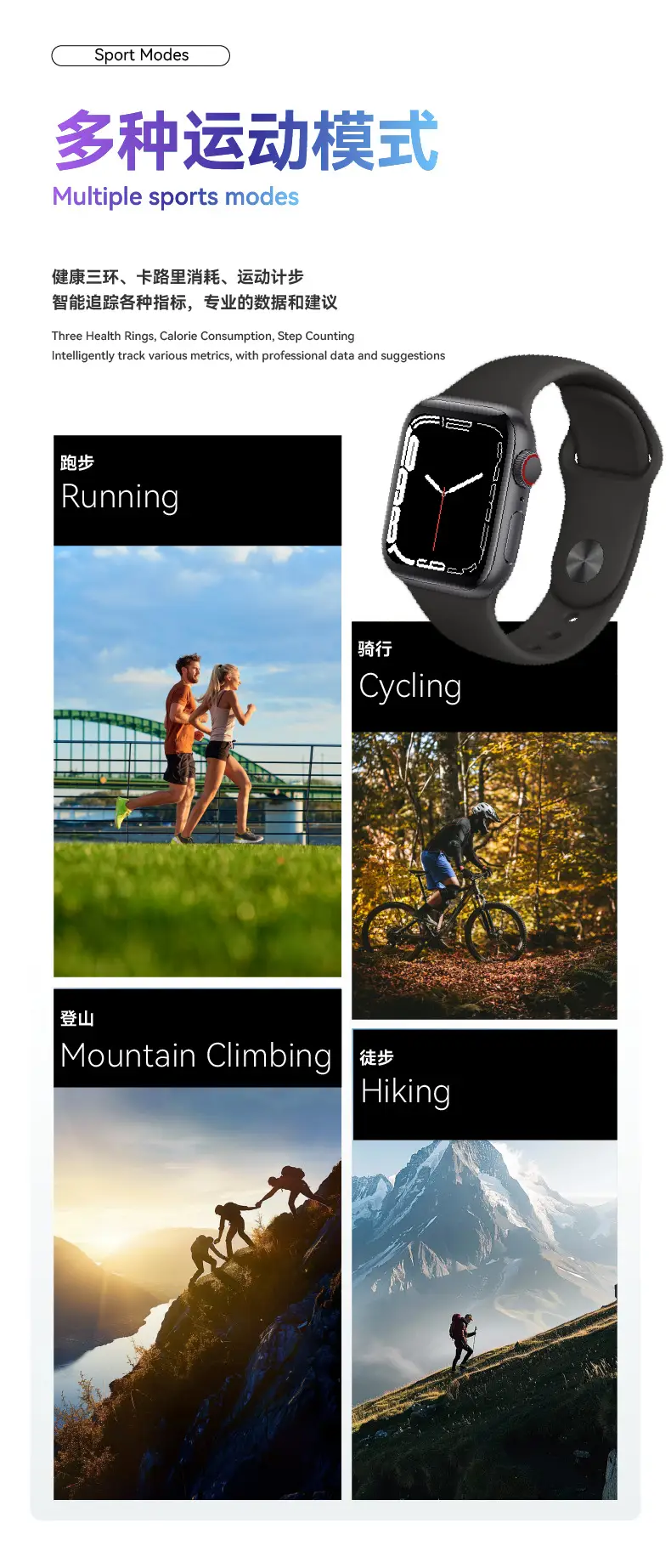S11 Smart Watch Huaqiangbei Bluetooth Phone Remote Control Camera Smartwatc Blood Pressure Heart Rate Exercise Step Counter — feature 4