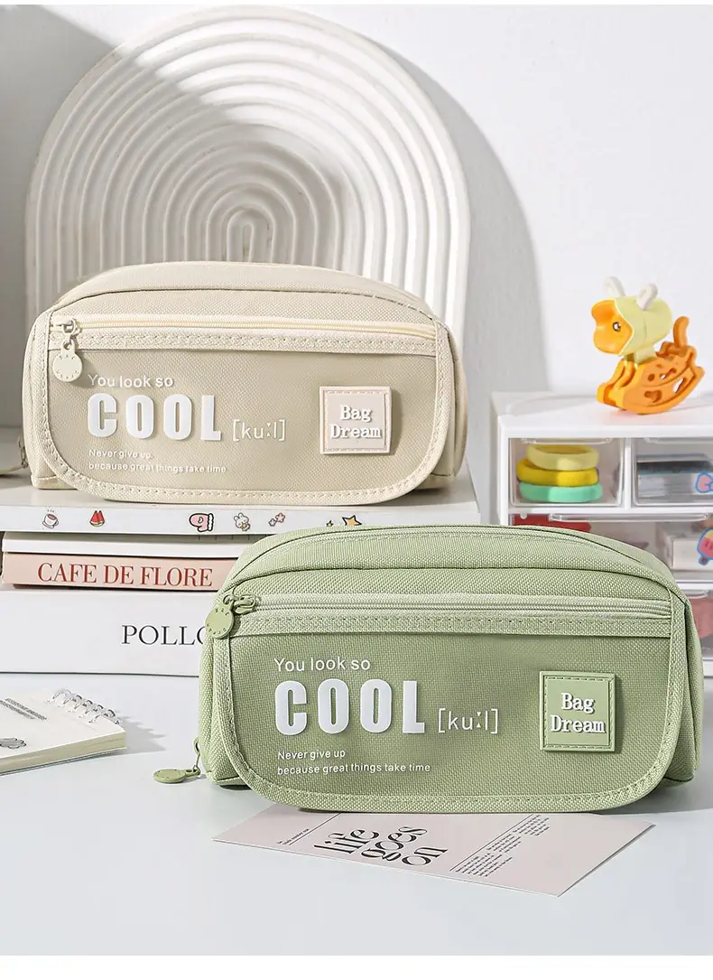 High-Looking, Simple Design, Niche Style, Large-Capacity Pencil Case — feature 11