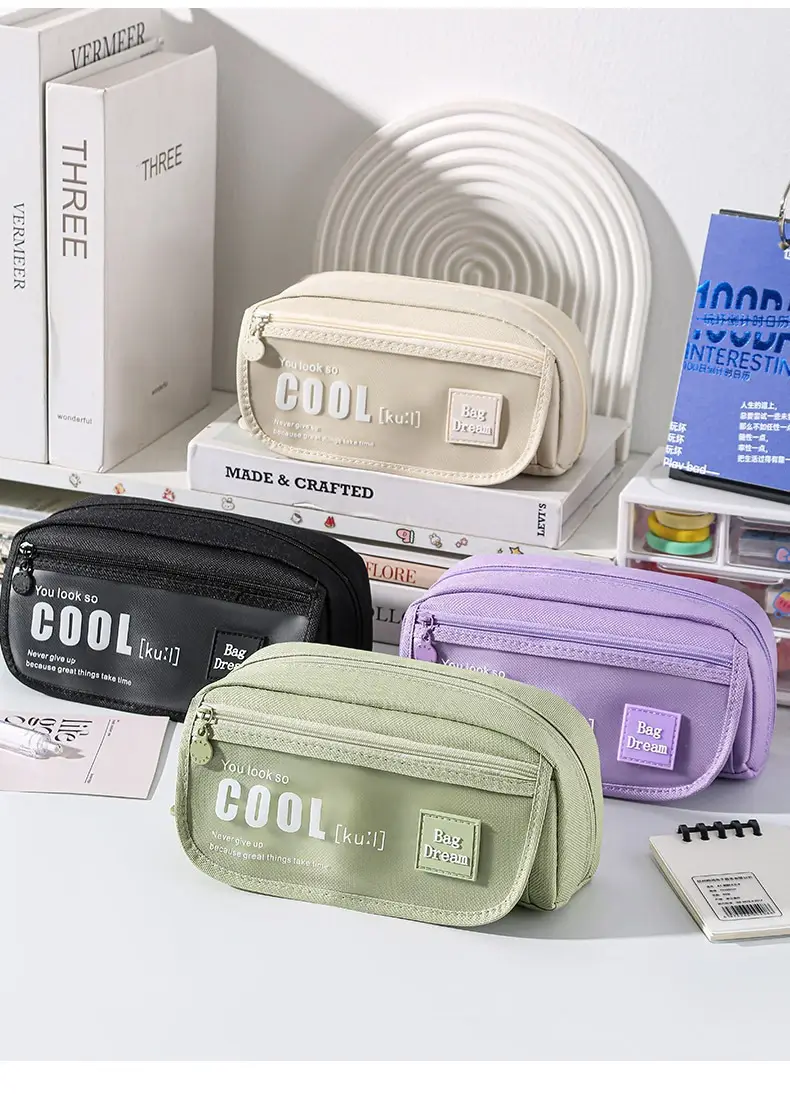 High-Looking, Simple Design, Niche Style, Large-Capacity Pencil Case — feature 13