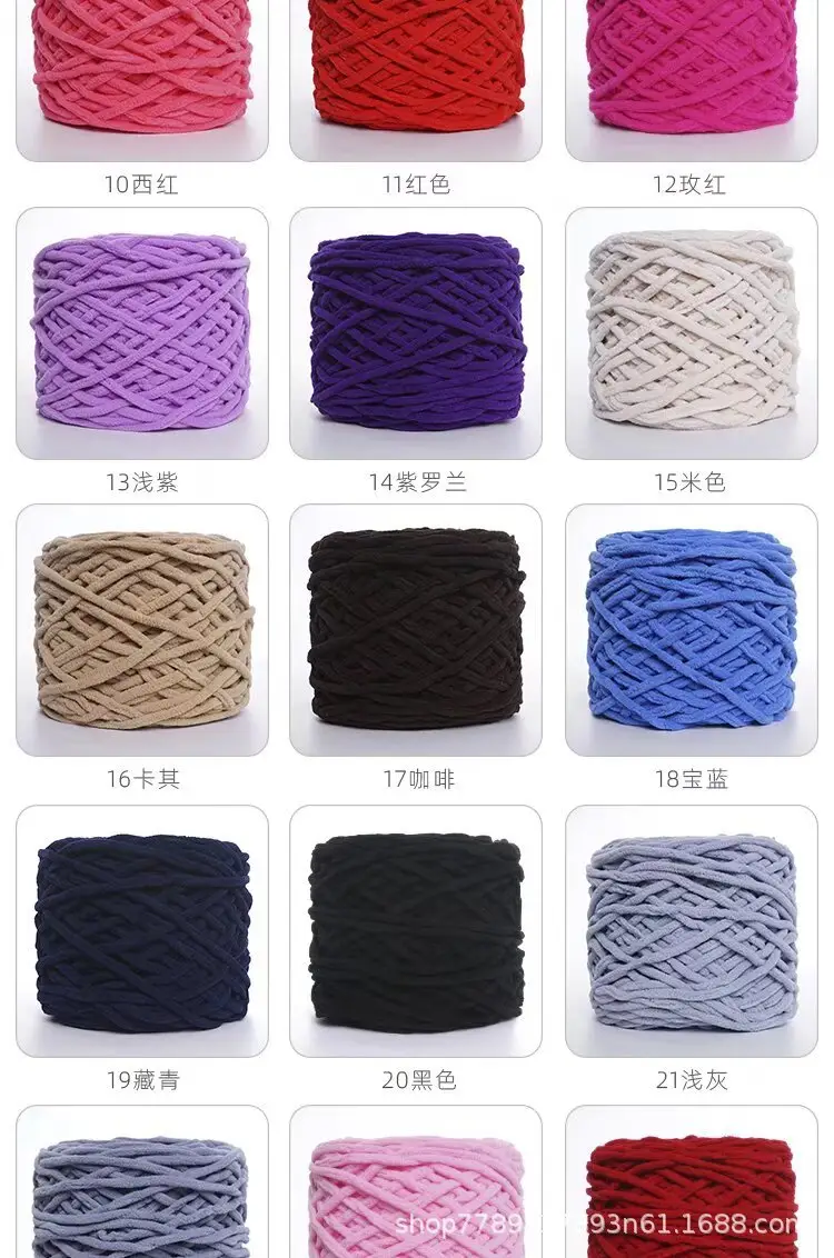 New 0.19kg Large Ice Bar Line Crochet Doll Cushion Hook Slipper Hook Handmade DIY Knitting Cross-Border Wholesale Dropshipping — feature 11