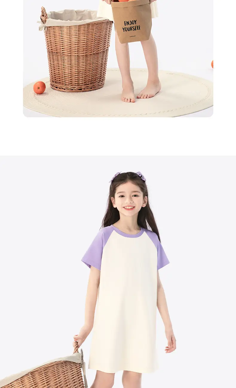 Girls' Pajamas Summer Style Kidsren's Nightgown 2026 New Summer Thin Princess Style Pure Cotton Home Clothes Class a Summer Wear — feature 13