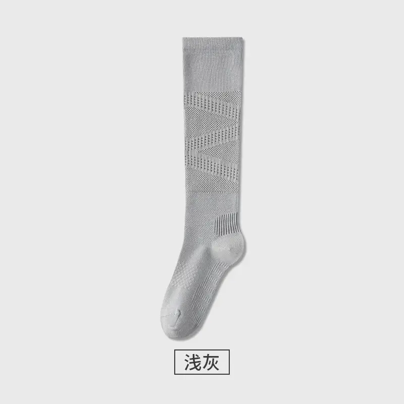 Professional Sports Compression Calf Socks for Women, Summer Thin Style, Tennis Socks, Badminton, Fitness, Running, Jump Rope, Yoga Long Socks