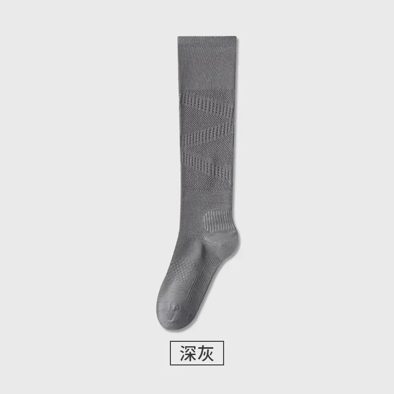Professional Sports Compression Calf Socks for Women, Summer Thin Style, Tennis Socks, Badminton, Fitness, Running, Jump Rope, Yoga Long Socks