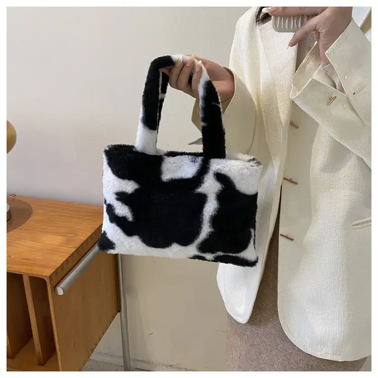 Cross-Border Bags Fashion Furry Handbags 2026 Foreign Trade Versatile Stylish Plush Women's Bags Trendy Cute Ladies' Bags — feature 21