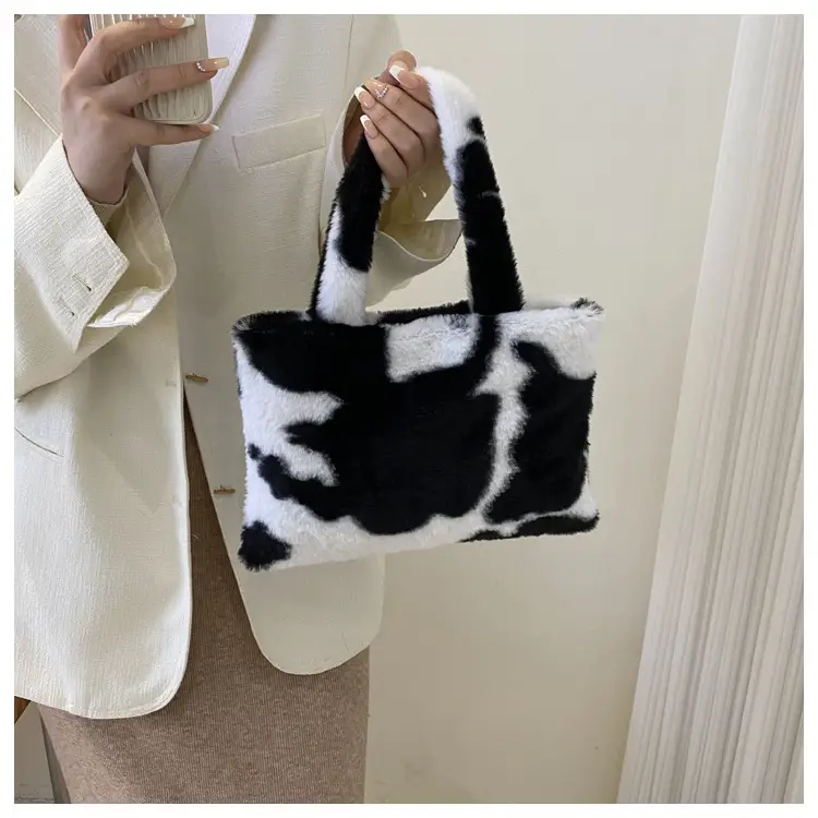 Cross-Border Bags Fashion Furry Handbags 2026 Foreign Trade Versatile Stylish Plush Women's Bags Trendy Cute Ladies' Bags — feature 22