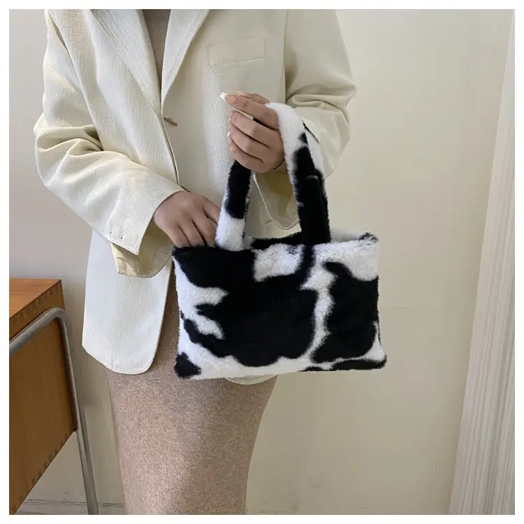 Cross-Border Bags Fashion Furry Handbags 2026 Foreign Trade Versatile Stylish Plush Women's Bags Trendy Cute Ladies' Bags — feature 23
