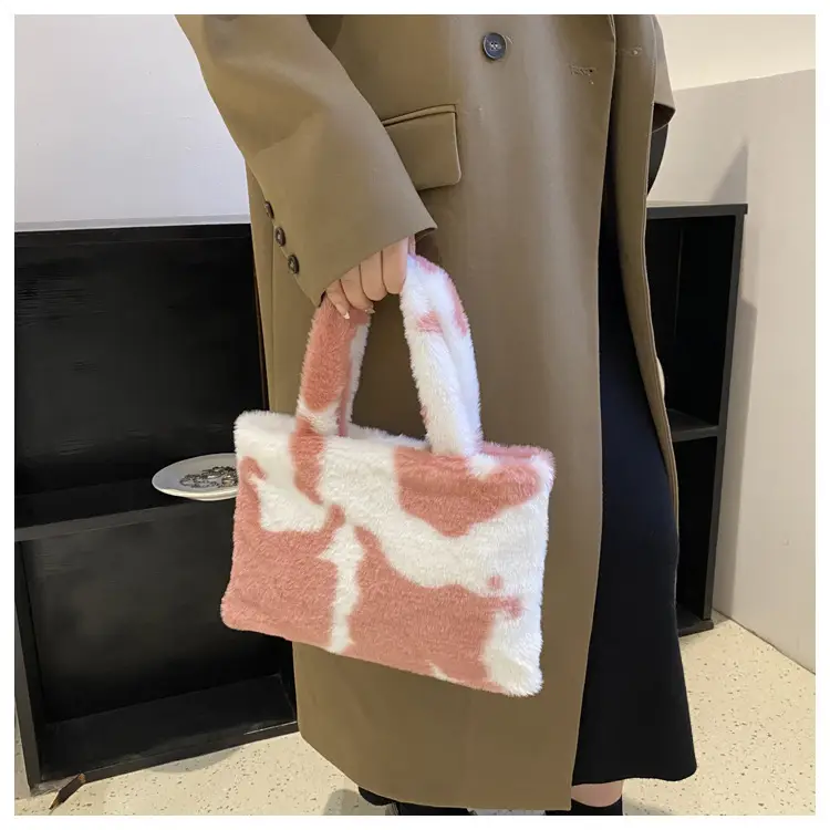Cross-Border Bags Fashion Furry Handbags 2026 Foreign Trade Versatile Stylish Plush Women's Bags Trendy Cute Ladies' Bags — feature 31