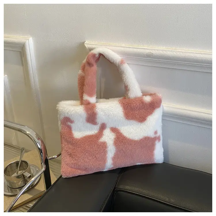 Cross-Border Bags Fashion Furry Handbags 2026 Foreign Trade Versatile Stylish Plush Women's Bags Trendy Cute Ladies' Bags — feature 36
