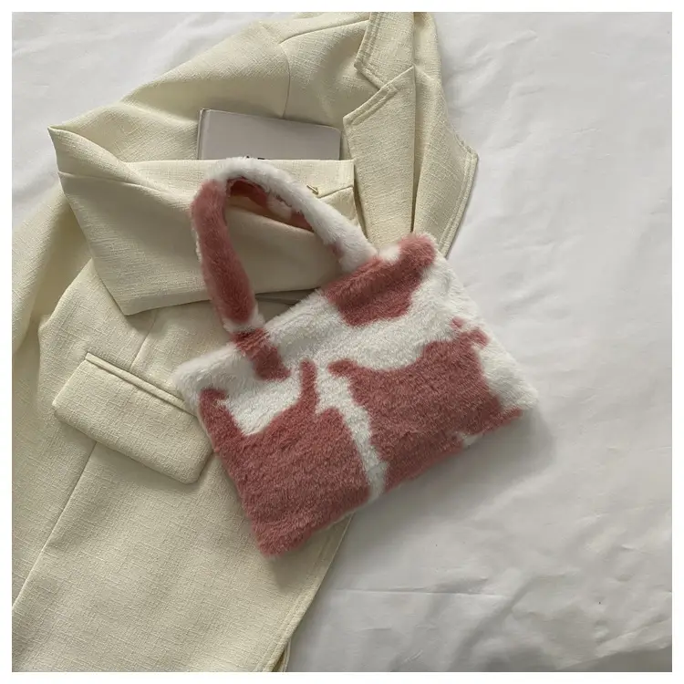 Cross-Border Bags Fashion Furry Handbags 2026 Foreign Trade Versatile Stylish Plush Women's Bags Trendy Cute Ladies' Bags — feature 48