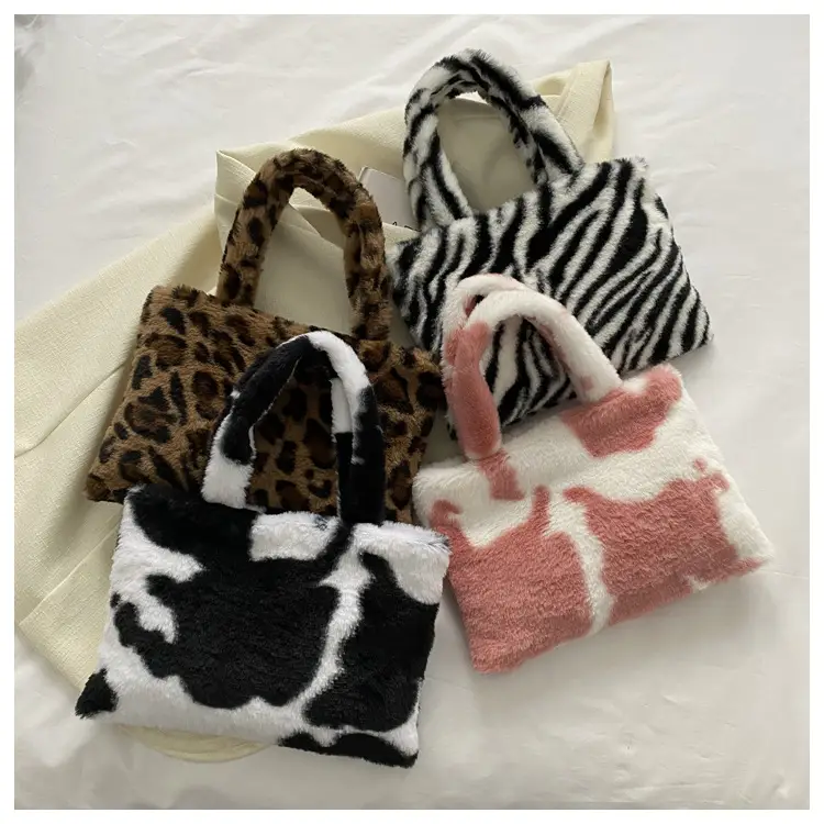 Cross-Border Bags Fashion Furry Handbags 2026 Foreign Trade Versatile Stylish Plush Women's Bags Trendy Cute Ladies' Bags — feature 49
