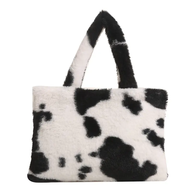 Cross-Border Bags Fashion Furry Handbags 2026 Foreign Trade Versatile Stylish Plush Women's Bags Trendy Cute Ladies' Bags - Image 3