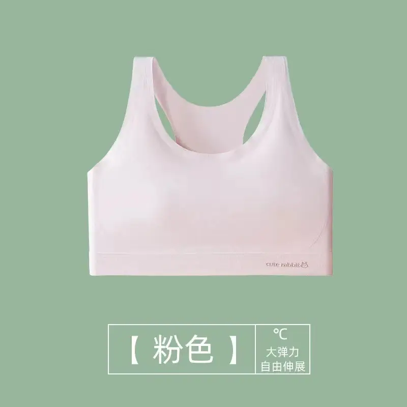 Seamless Girls' Underwear for Ages 10-14, Puberty Stage Two, Junior High School Students' Bras