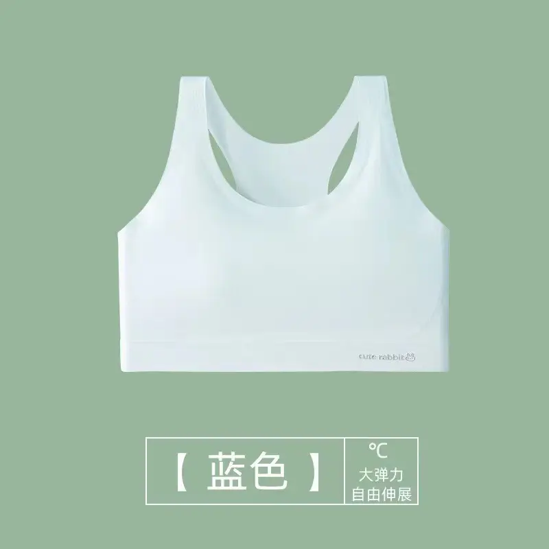 Seamless Girls' Underwear for Ages 10-14, Puberty Stage Two, Junior High School Students' Bras