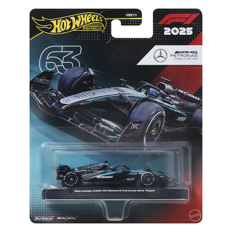 In-Stock New Hot Wheels Gold Label F1 Dual Car Racing Set Red Bull Mercedes F1 Racing Car Limited Edition Hr Alloy Model Car